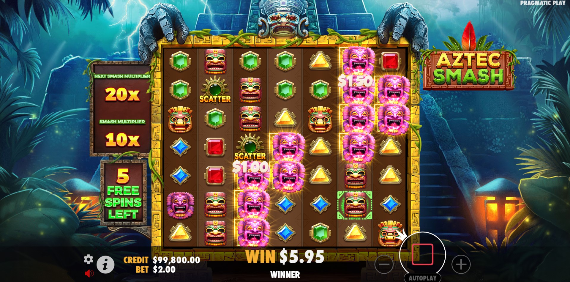 Aztec Smash Game overview