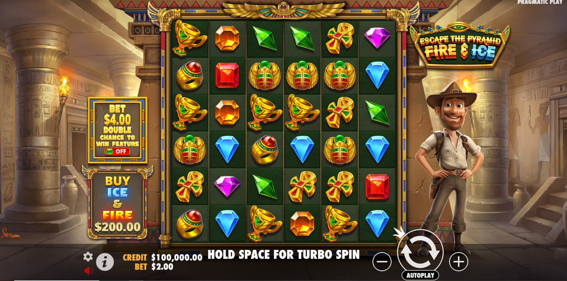 Escape the Pyramid Fire & Ice Game overview