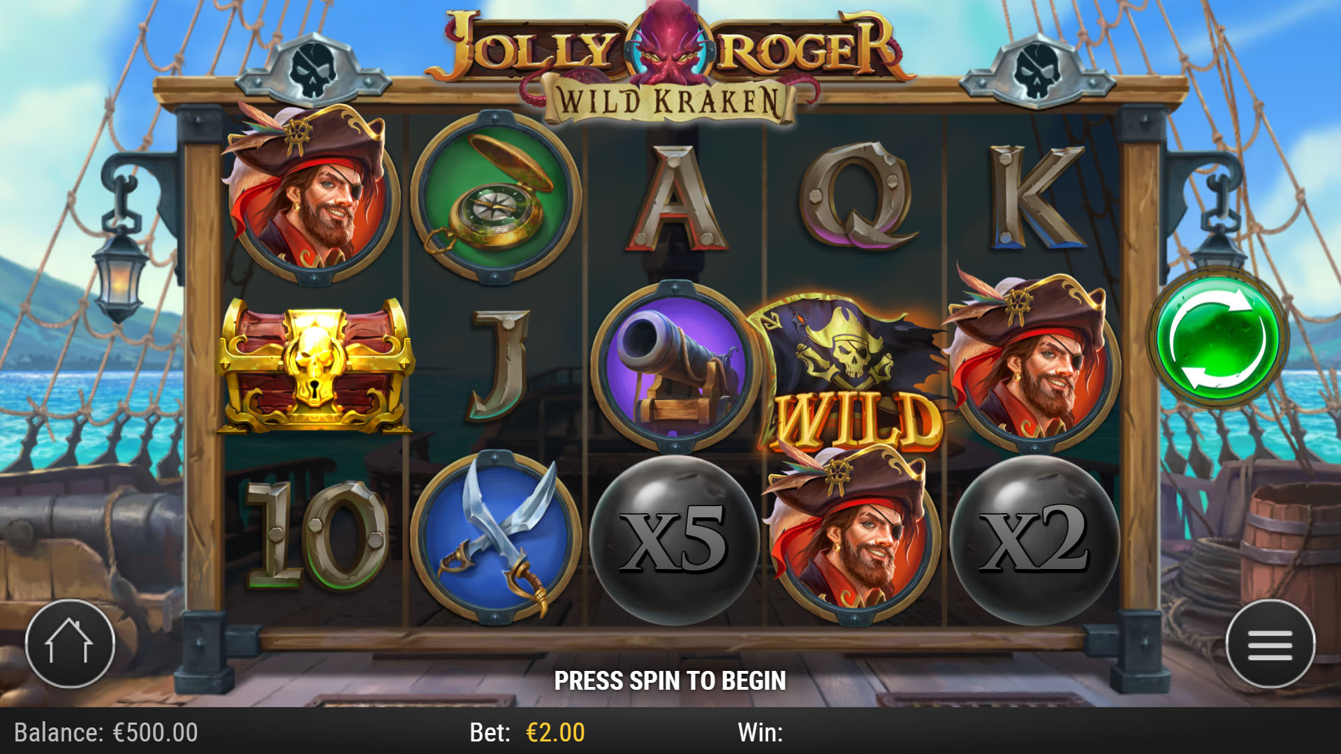 Jolly Roger Wild Kraken Game overview