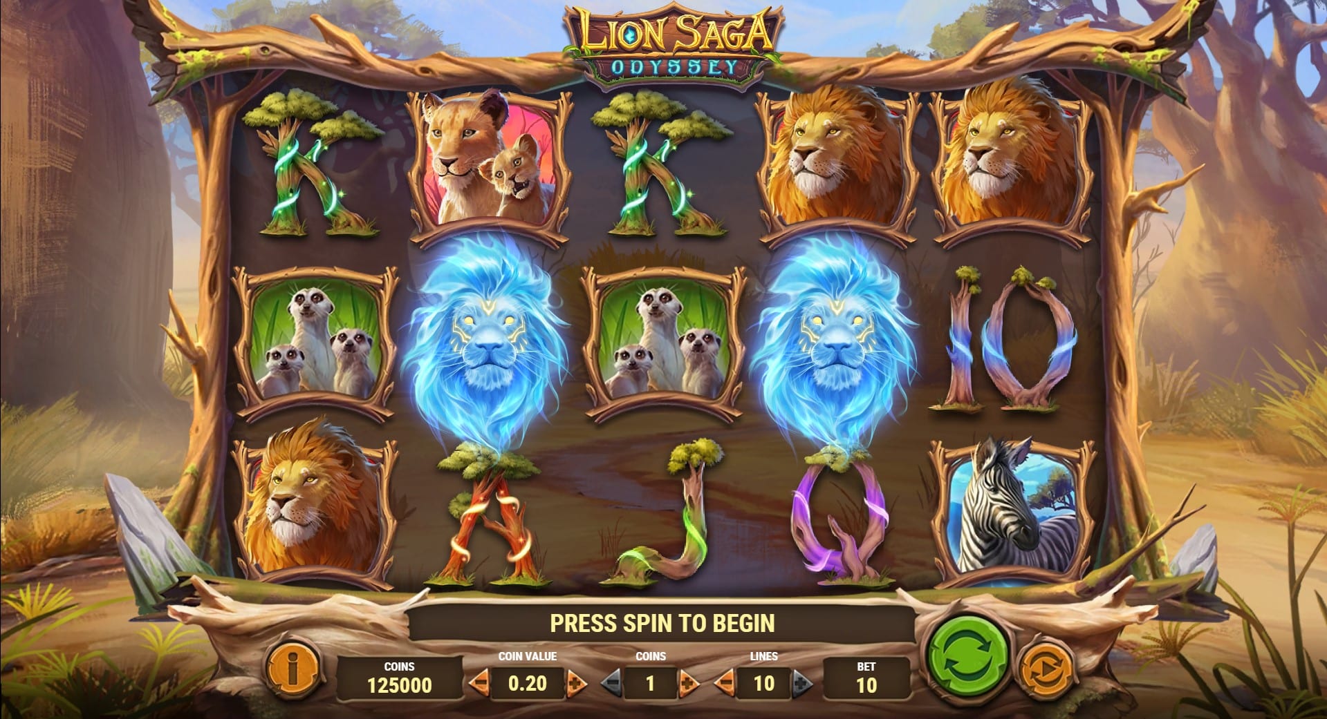 Lion Saga Odyssey Game overview