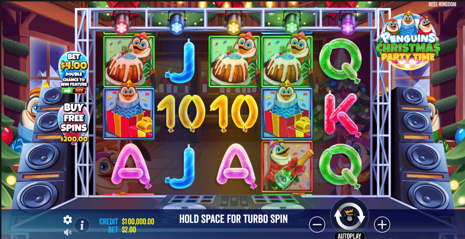 Penguins Christmas Party Time Game overview