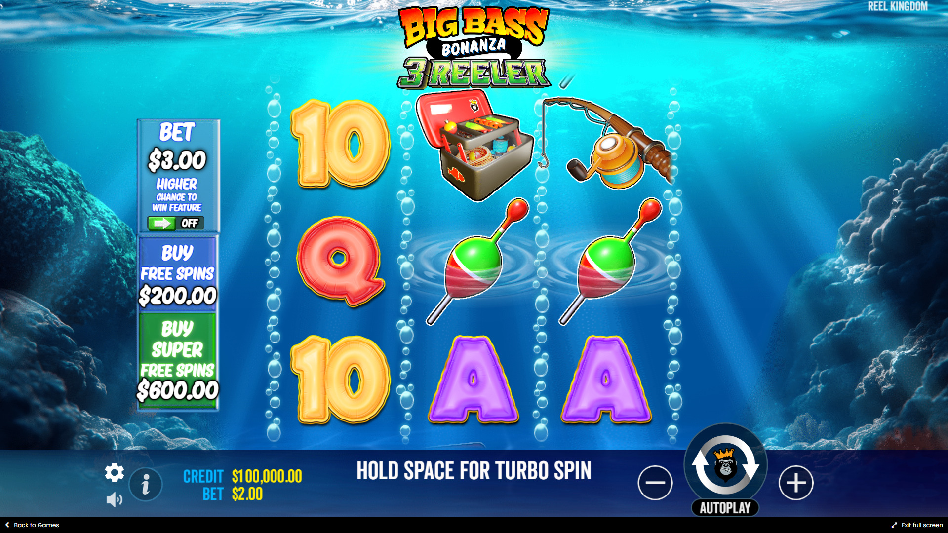 Big Bass Bonanza 3 Reeler Game overview