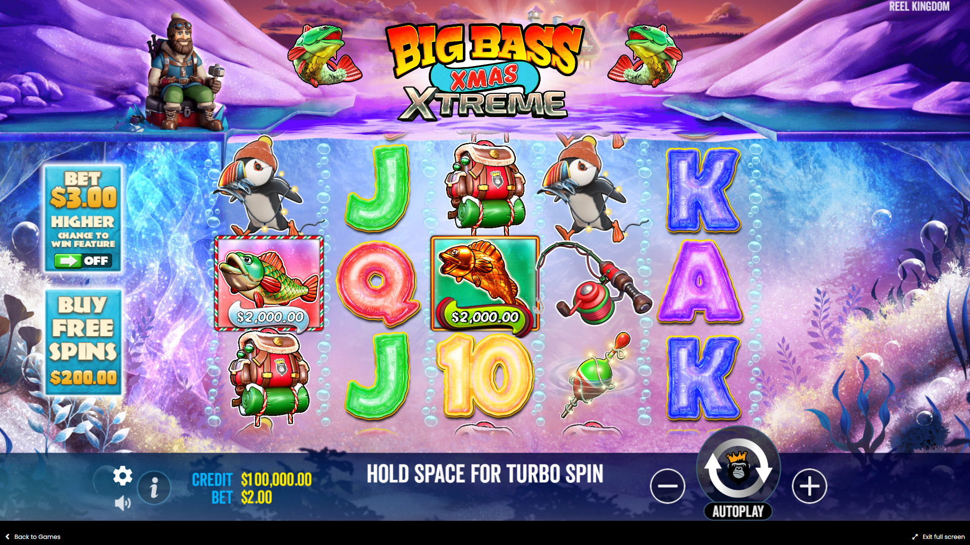 Big Bass Xmas Extreme Game overview