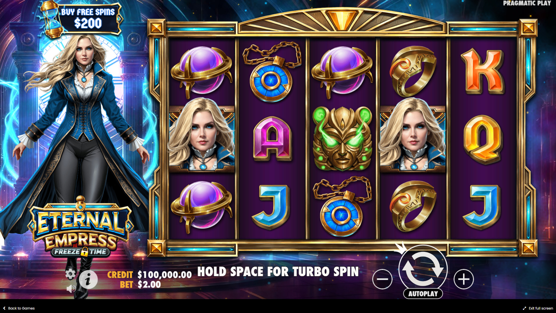 Eternal Empress – Freeze Time Game overview
