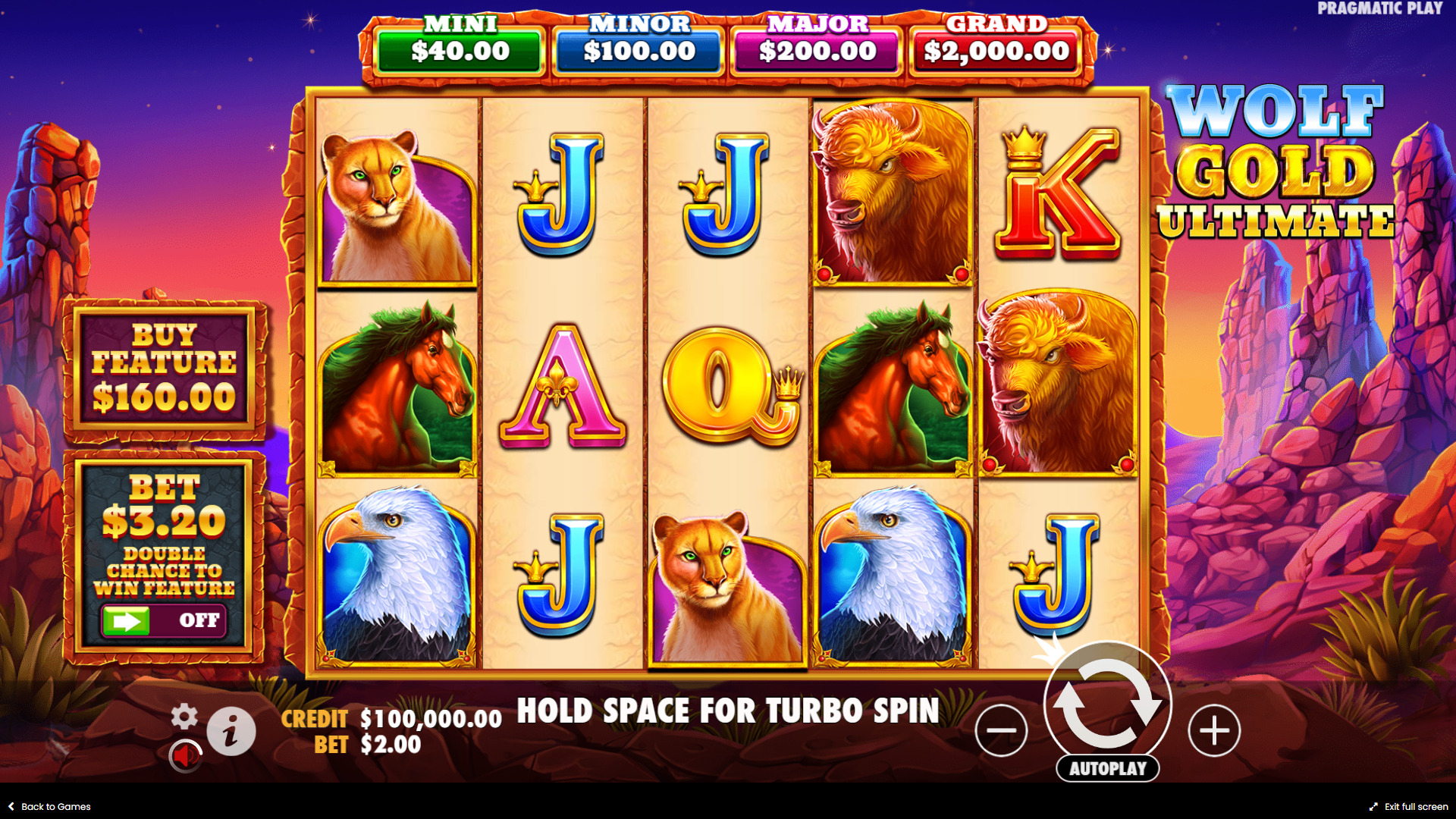 Wolf Gold Ultimate Game overview