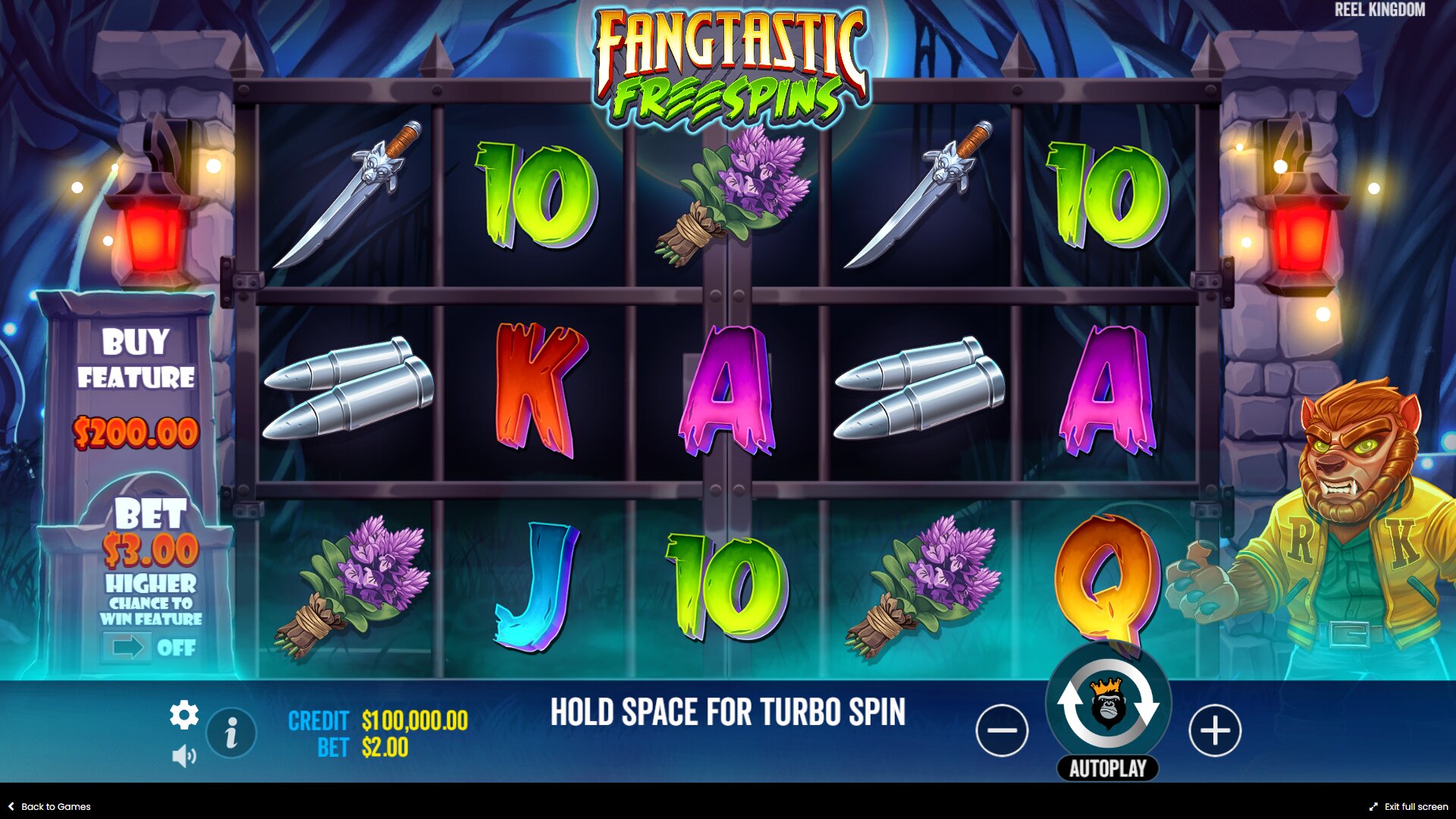 Fangtastic Freespins Game overview