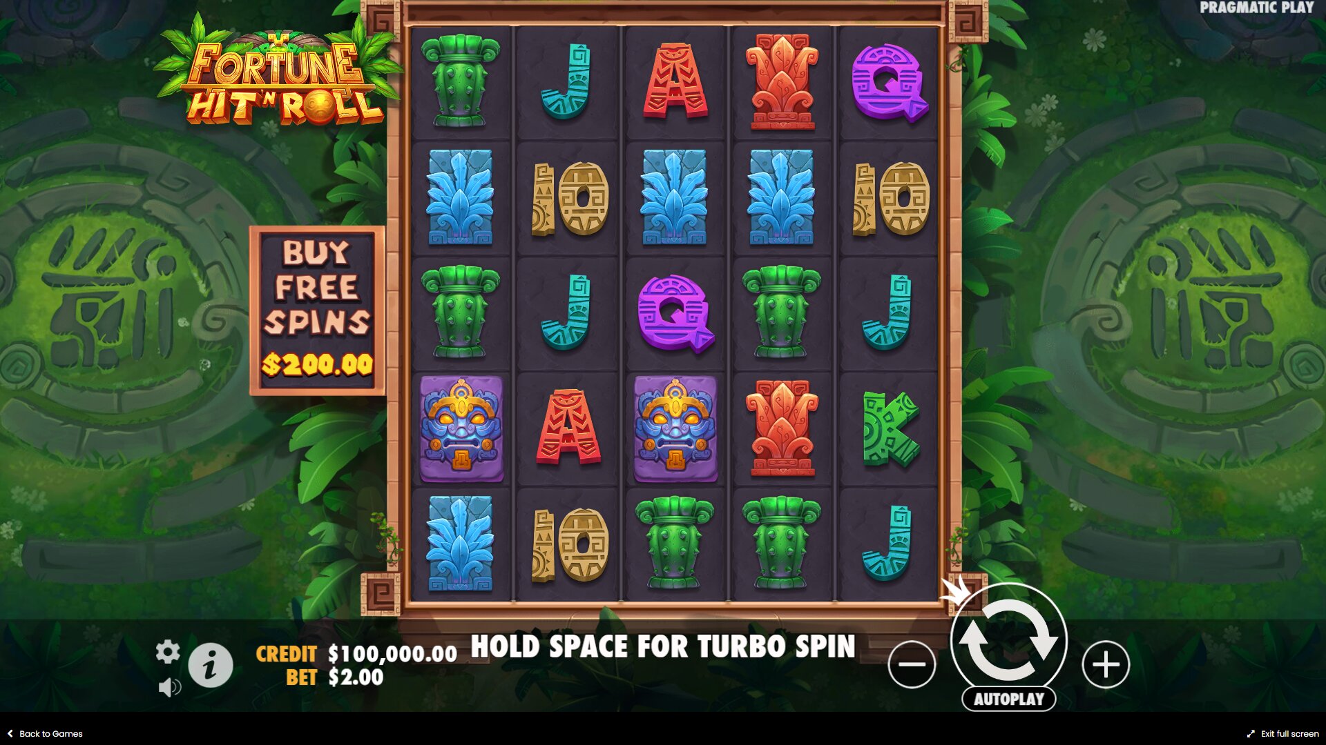 Fortune Hit’n Roll Game overview