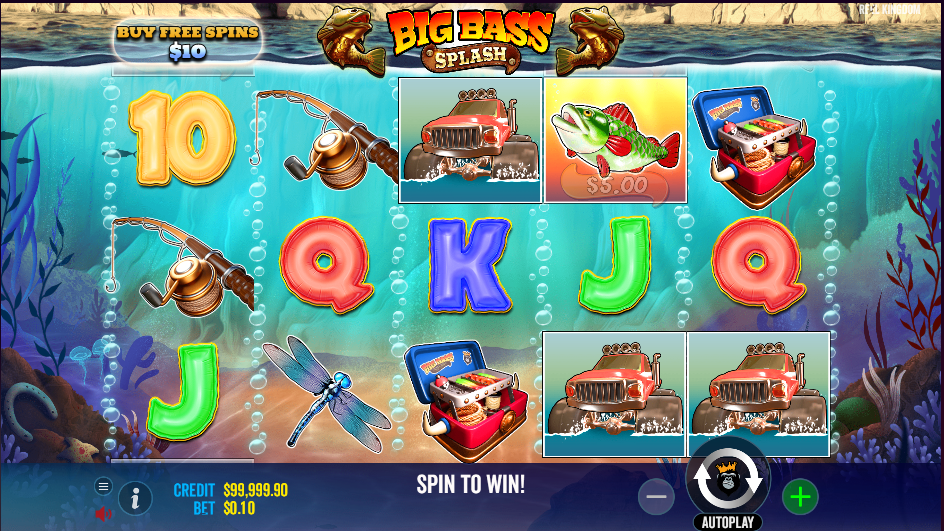 Bigger Bass Splash Game overview