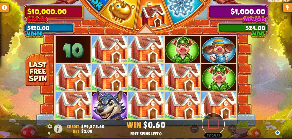 Brick House Bonanza Game overview