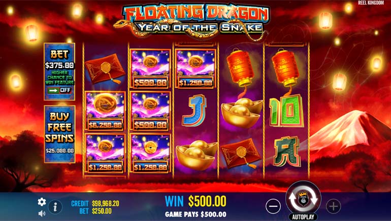 Floating Dragon – Year of the Snake Game overview