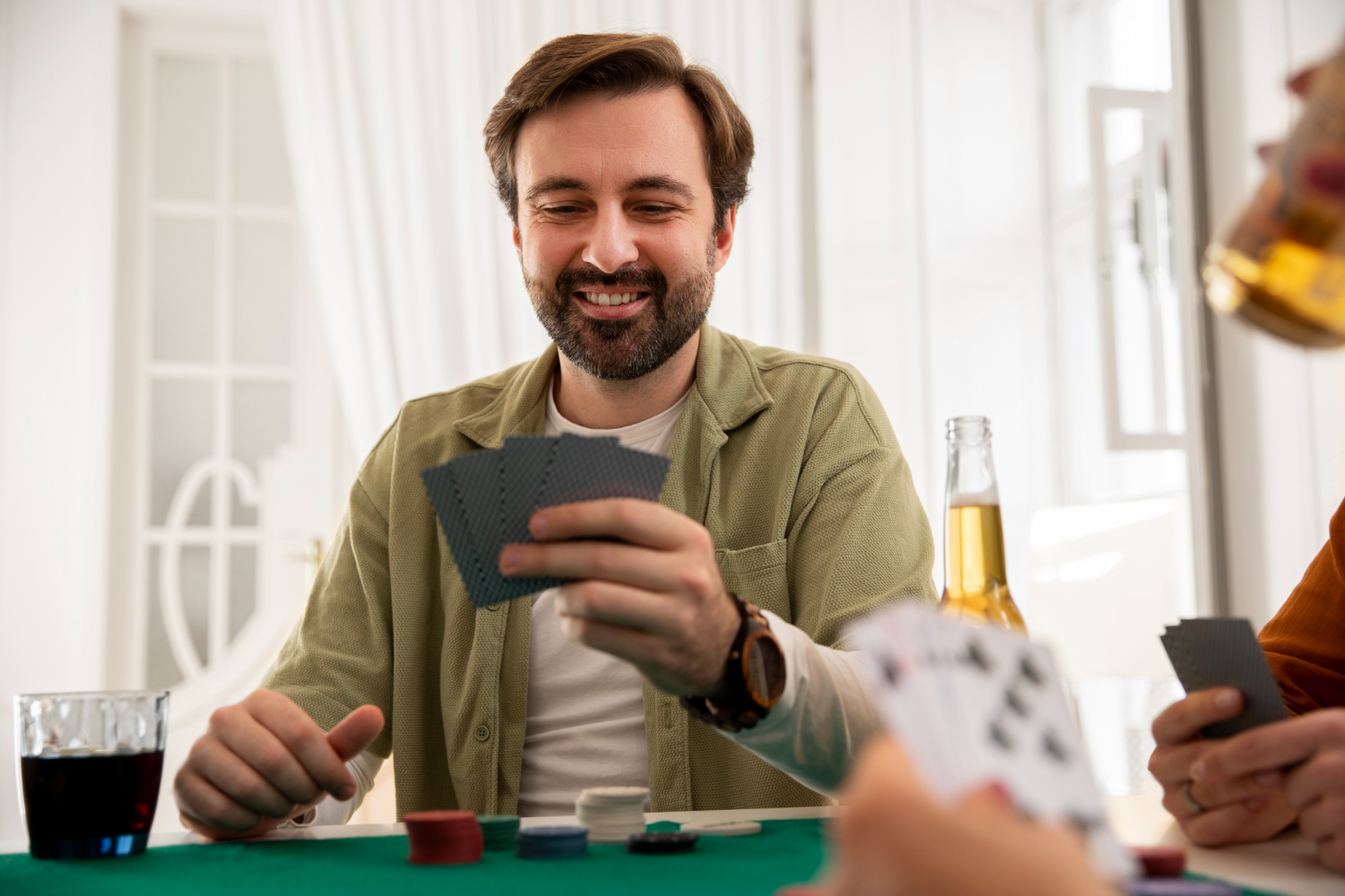 playing poker